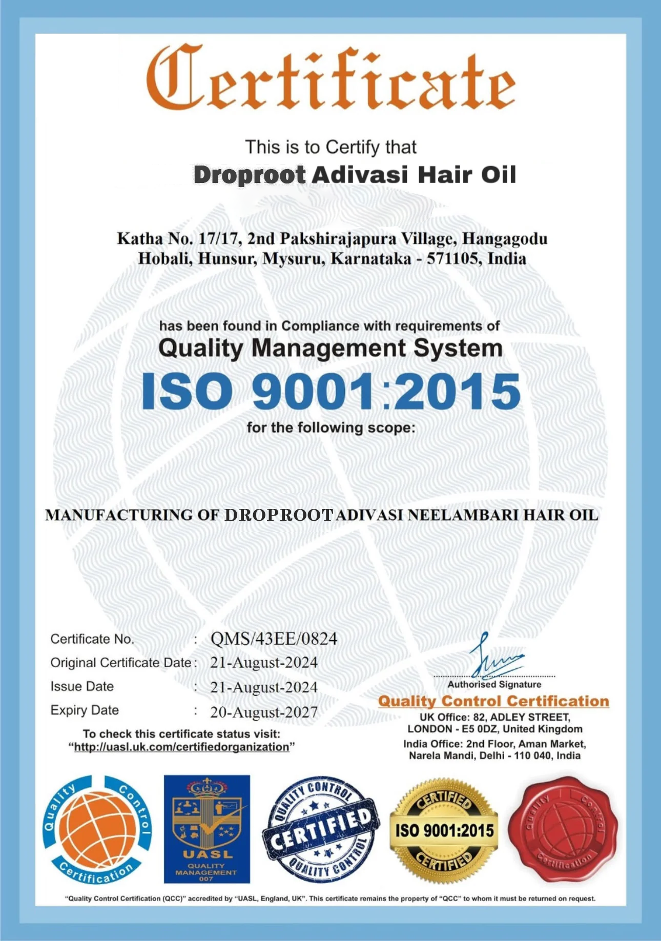 Adivasi Original Hair Oil – Twin Pack (2 Bottles)