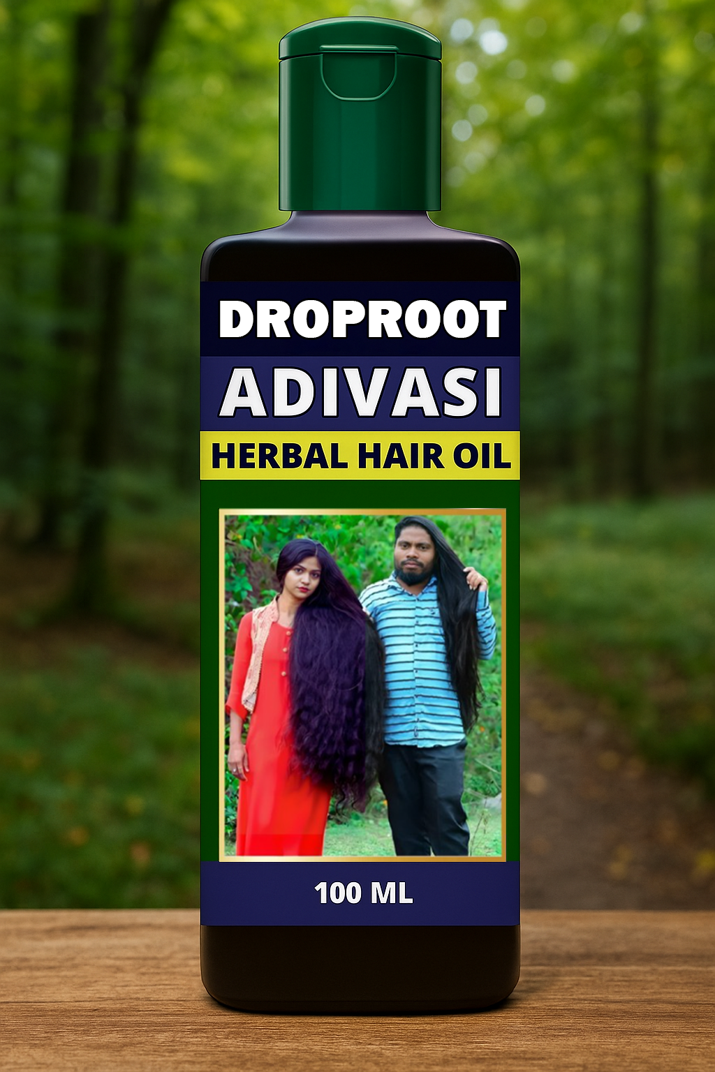 Bottle of Pure Original Adivasi Herbal Hair Oil 